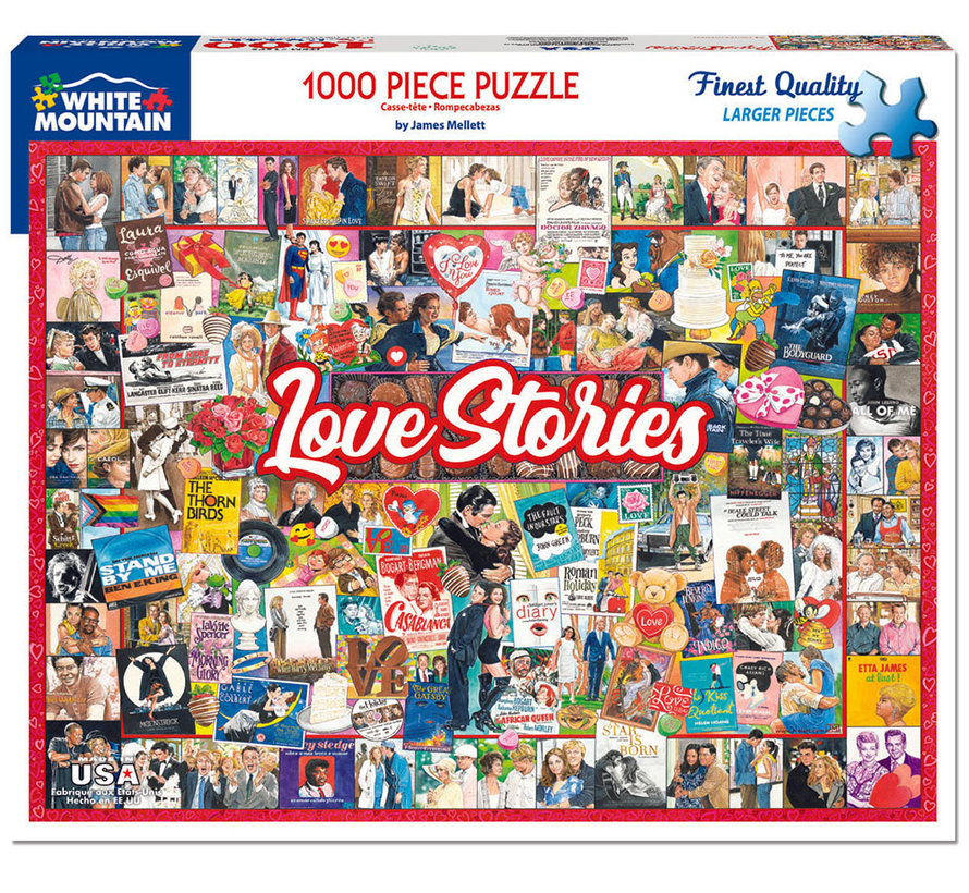 White Mountain Love Stories Puzzle 1000pcs