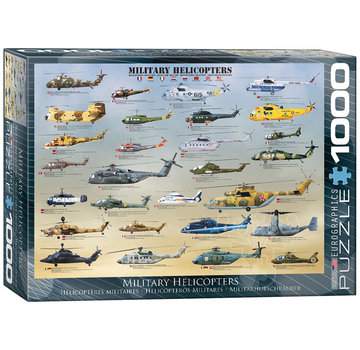 Eurographics Eurographics Military Helicopters Puzzle 1000pcs