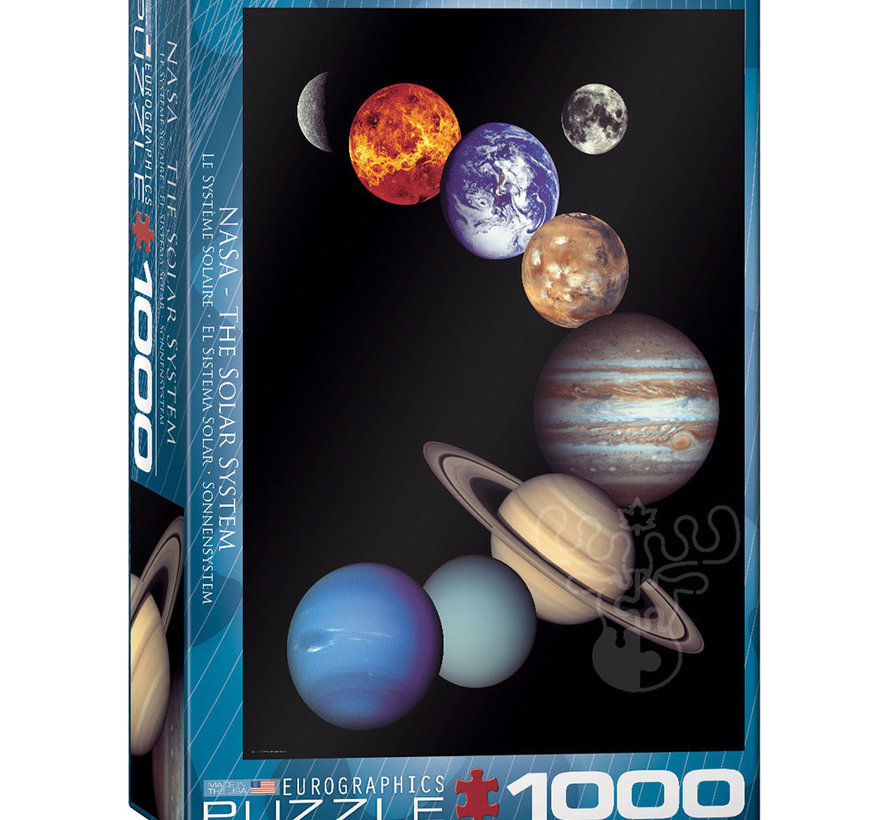 Eurographics Education: NASA The Solar System Puzzle 1000pcs