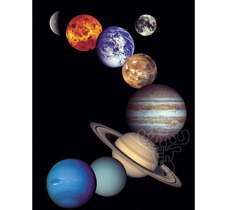 Eurographics Education: NASA The Solar System Puzzle 1000pcs