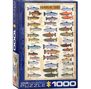 Eurographics Eurographics Chart: Salmon & Trout Puzzle 1000pcs