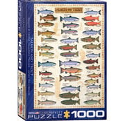 Eurographics Eurographics Salmon & Trout Puzzle 1000pcs