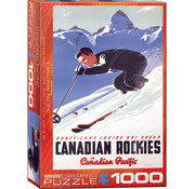 Eurographics Eurographics Canadian Pacific: Banff Lake Louise Ski Areas Puzzle 1000pcs