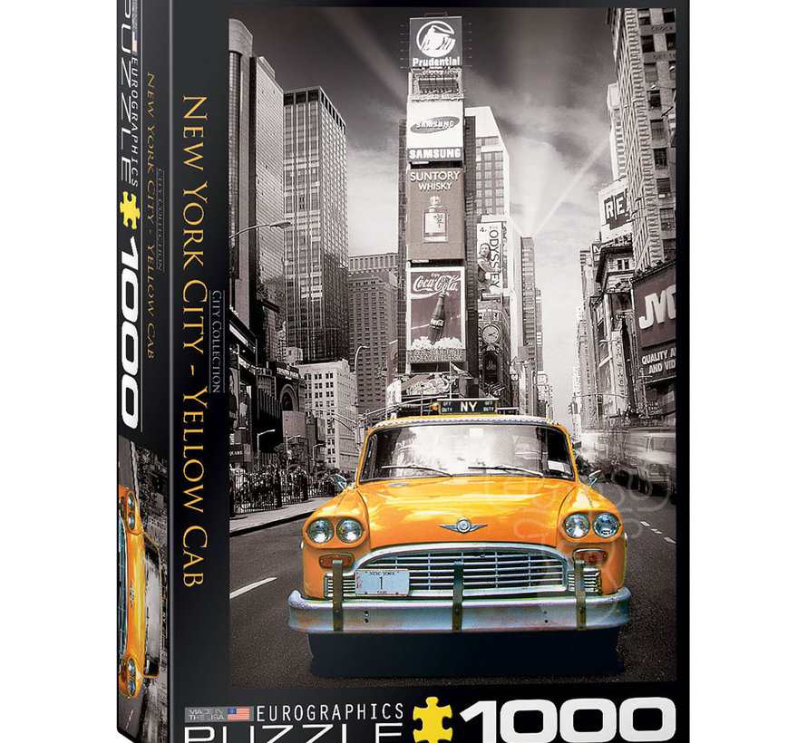 Eurographics Cities: New York City Yellow Cab Puzzle 1000pcs