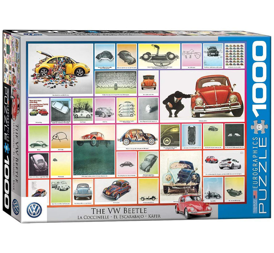 Eurographics Automotive: VW The VW Beetle Puzzle 1000pcs RETIRED
