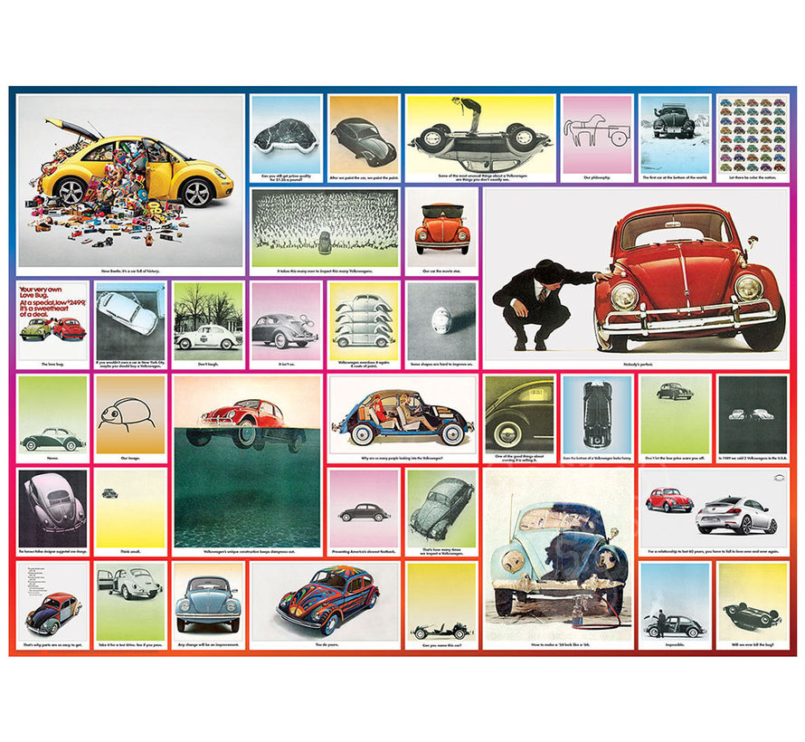 Eurographics Automotive: VW The VW Beetle Puzzle 1000pcs RETIRED