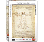 Eurographics Eurographics da Vinci: The Vitruvian Man Puzzle 1000pcs
