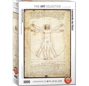 Eurographics Eurographics Fine Art da Vinci: The Vitruvian Man Puzzle 1000pcs