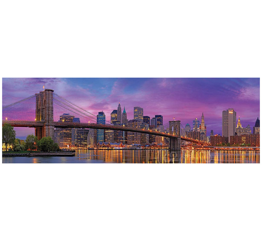 Eurographics Brooklyn Bridge, New York Panoramic Puzzle 1000pcs
