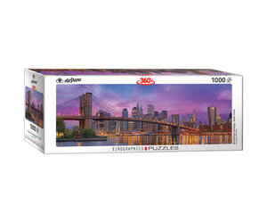 Eurographics Brooklyn Bridge, New York Panoramic Puzzle 1000pcs