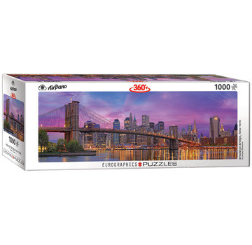 Eurographics Eurographics Brooklyn Bridge, New York Panoramic Puzzle 1000pcs