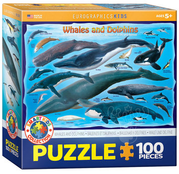 Eurographics Eurographics Whales and Dolphins Puzzle 100pcs