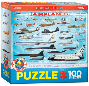 Eurographics Eurographics Airplanes Puzzle 100pcs