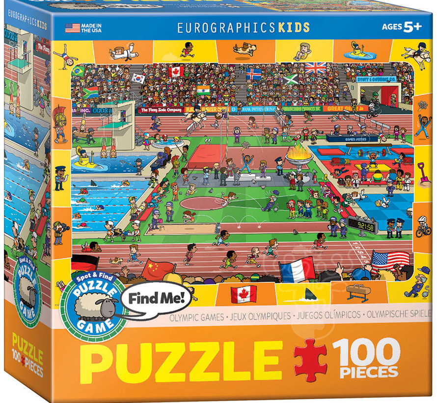 Eurographics Spot & Find Olympics Puzzle 100pcs