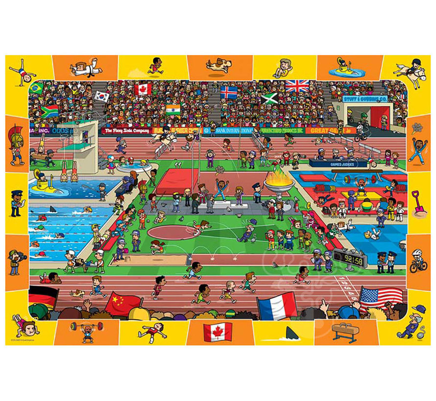 Eurographics Spot & Find Olympics Puzzle 100pcs