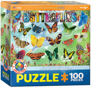 Eurographics Eurographics Garden Butterflies Puzzle 100pcs