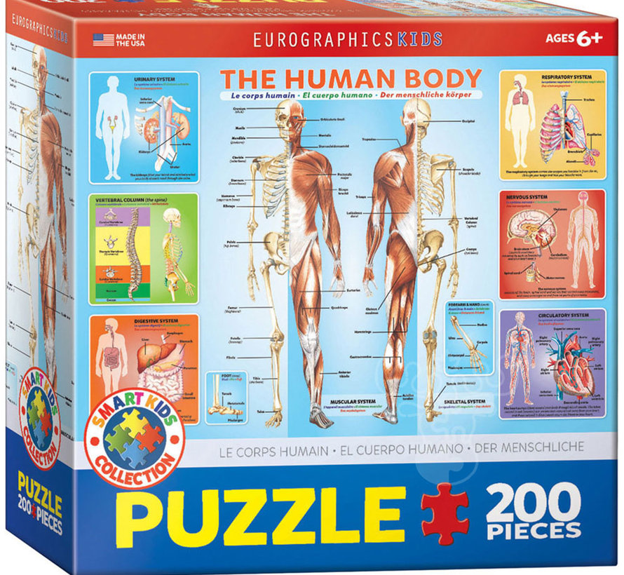 Eurographics The Human Body Puzzle 200pcs