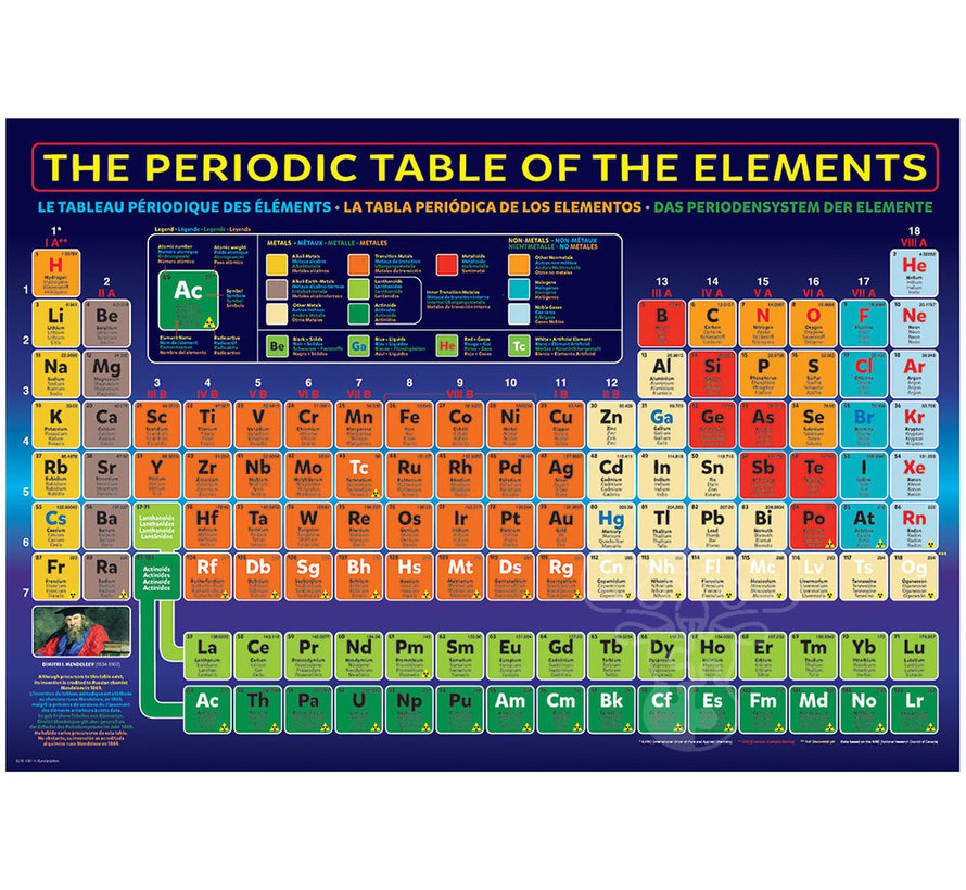 Eurographics The Periodic Table of the Elements Puzzle 200pcs