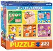 Eurographics Eurographics The Five Senses Puzzle 200pcs