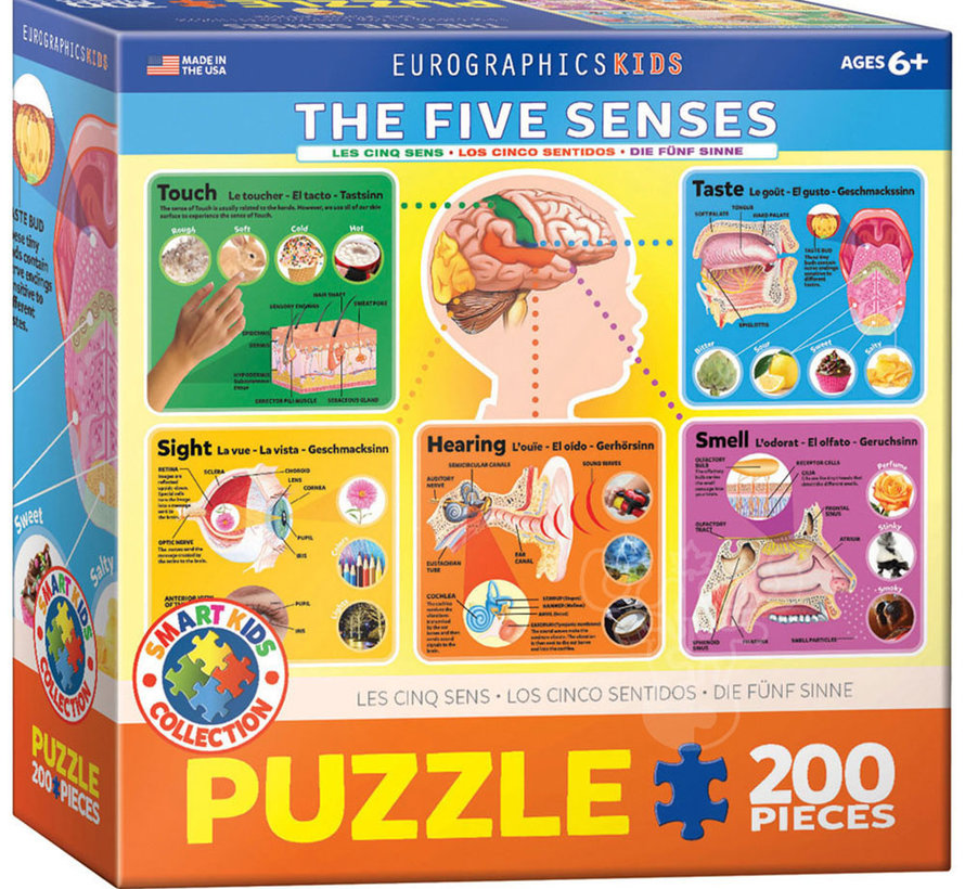 Eurographics The Five Senses Puzzle 200pcs