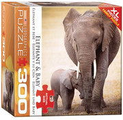Eurographics FINAL SALE Eurographics Elephant & Baby XL Family Puzzle 300pcs