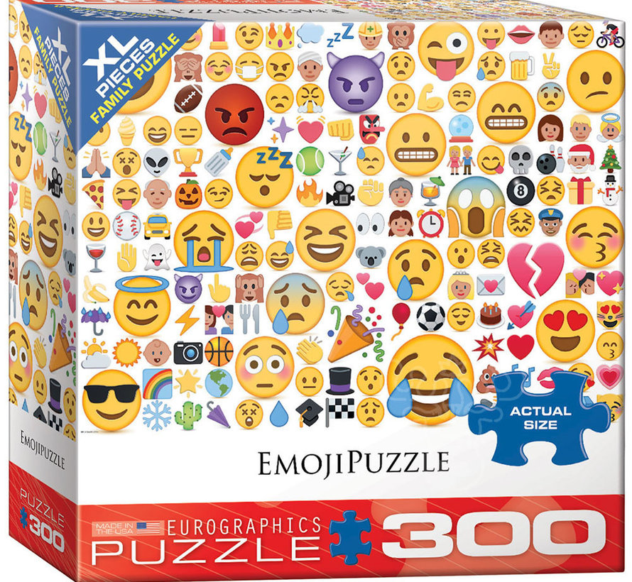 Eurographics Emojipuzzle - What's Your Mood? Family Puzzle 300pcs