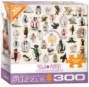 Eurographics Eurographics Yoga Puppies XL Family Puzzle 300pcs