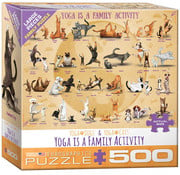 Eurographics Eurographics Yoga is a Family Activity Large Pieces Family Puzzle 500pcs