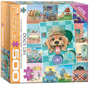 Eurographics Eurographics Dog's Life Large Pieces Family Puzzle 500pcs