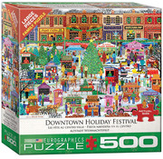 Eurographics Eurographics Frost: Downtown Holiday Festival Large Pieces Family Puzzle 500pcs