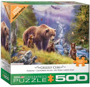 Eurographics Eurographics Grizzly Cubs Large Pieces Family Puzzle 500pcs