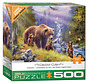 Eurographics Grizzly Cubs Large Pieces Family Puzzle 500pcs