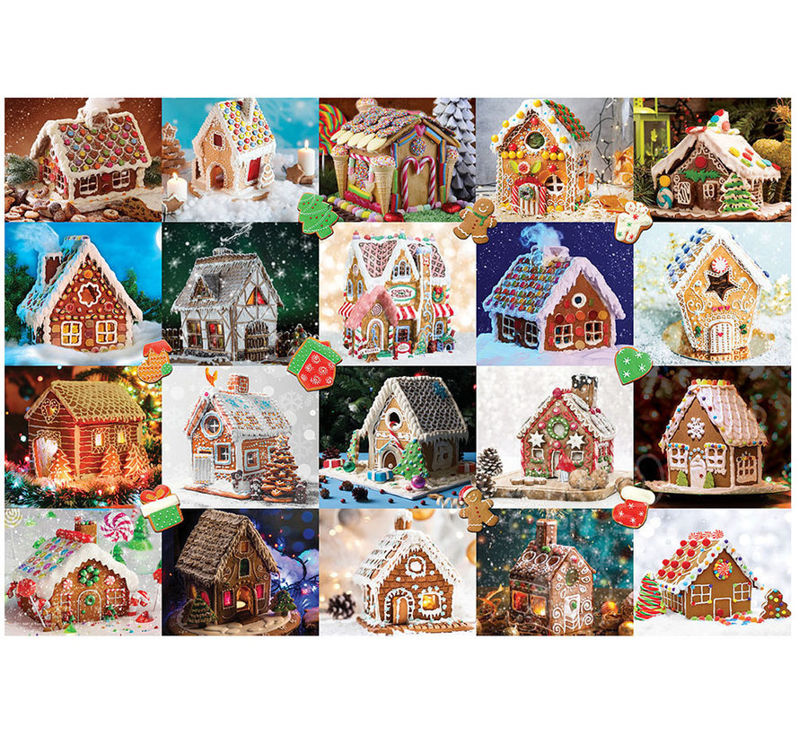 Eurographics Gingerbread House Puzzle 550pcs in a House Shaped Tin