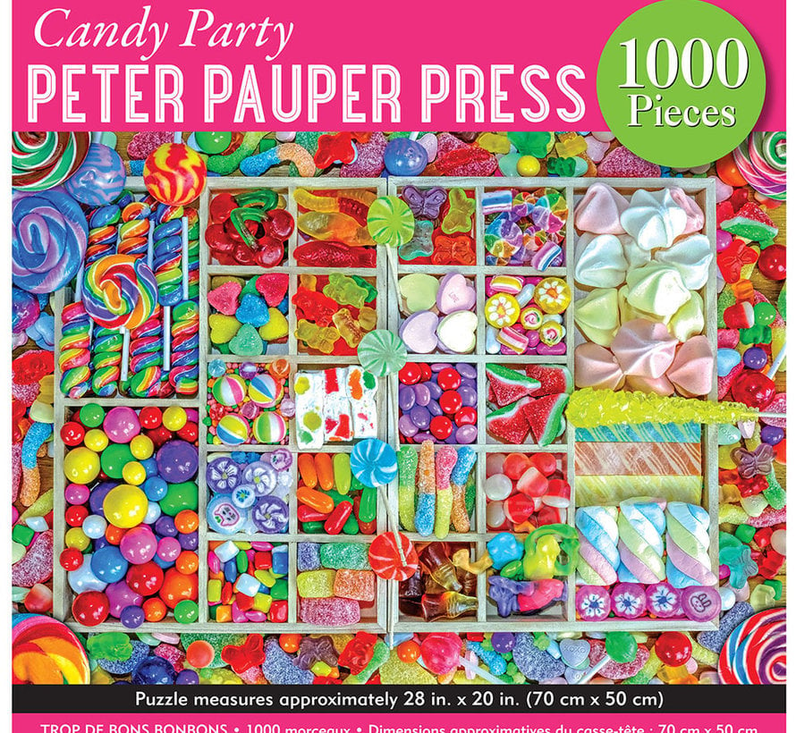 Peter Pauper Press Candy Party Puzzle 1000pcs