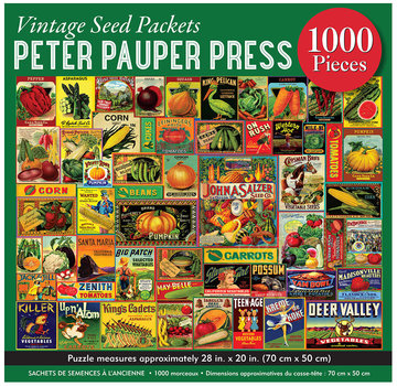 Peter Pauper Press Peter Pauper Press Vintage Seed Packets Puzzle 1000pcs