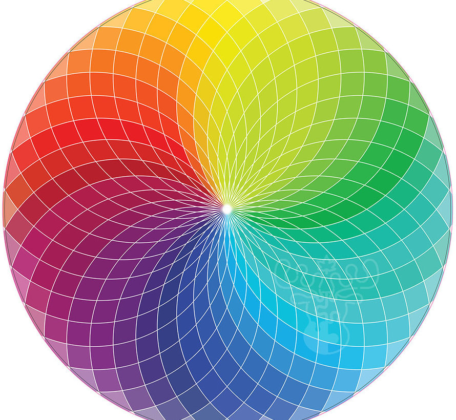 Peter Pauper Press Color Wheel Round Puzzle 1000pcs