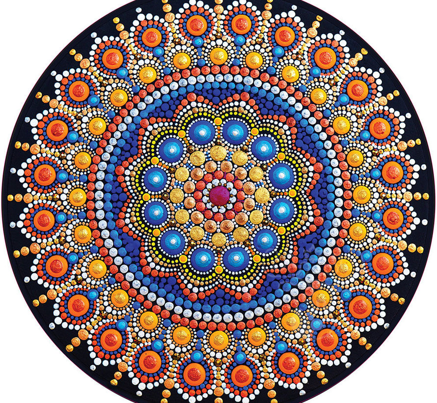 Peter Pauper Press Magical Mandala Round Puzzle 1000pcs