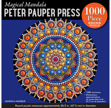 Peter Pauper Press Peter Pauper Press Magical Mandala Round Puzzle 1000pcs