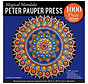 Peter Pauper Press Magical Mandala Round Puzzle 1000pcs