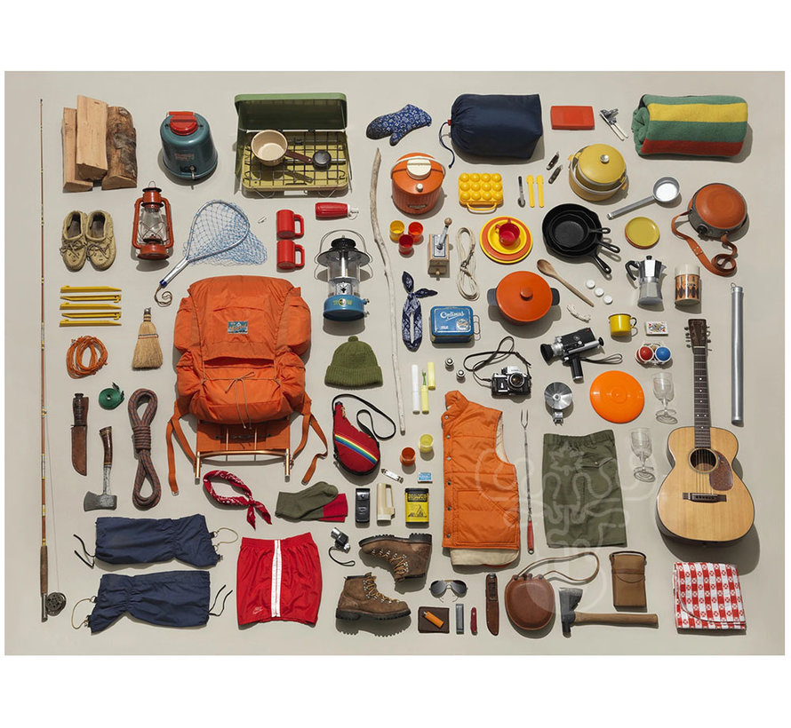 New York Puzzle Co. JGS: Camping Equipment Puzzle 500pcs
