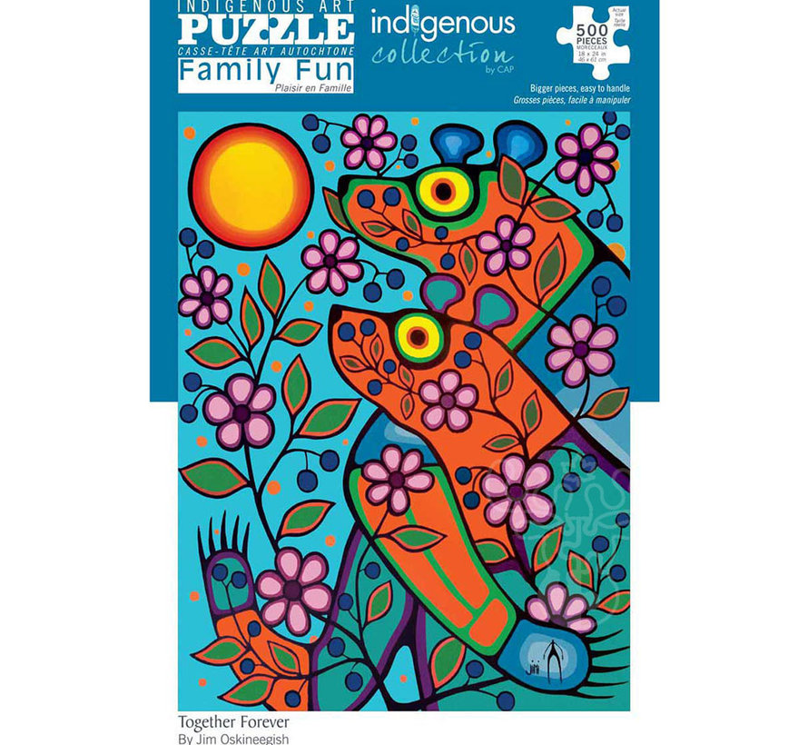 Indigenous Collection: Together Forever Family Puzzle 500pcs