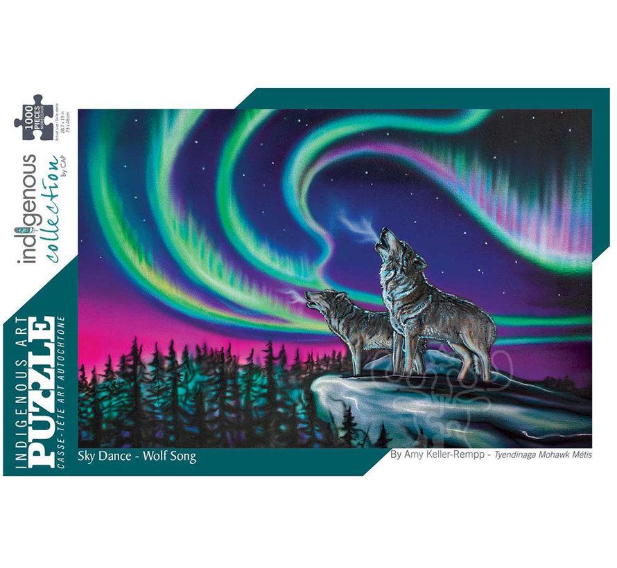 Indigenous Collection: Sky Dance - Wolf Song Puzzle 1000pcs
