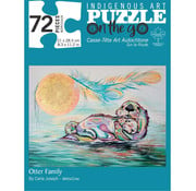Canadian Art Prints Indigenous Collection: Otter Family Puzzle 72pcs