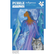 Canadian Art Prints Indigenous Collection: Wolf Guardian Family Puzzle 500pcs