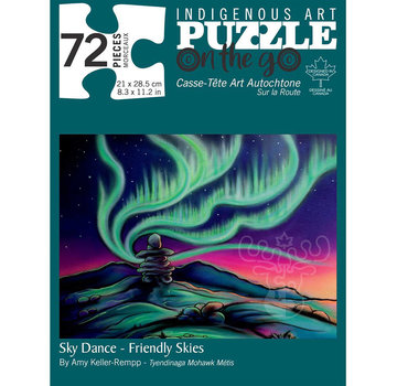 Canadian Art Prints Indigenous Collection: Sky Dance - Friendly Skies Puzzle 72pcs