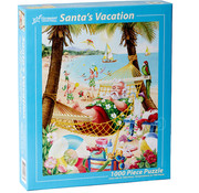 Vermont Christmas Company Vermont Christmas Co. Santa's Vacation Puzzle 1000pcs