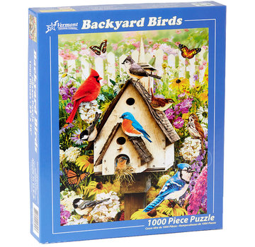 Vermont Christmas Company FINAL SALE Vermont Christmas Co. Backyard Birds Puzzle 1000pcs
