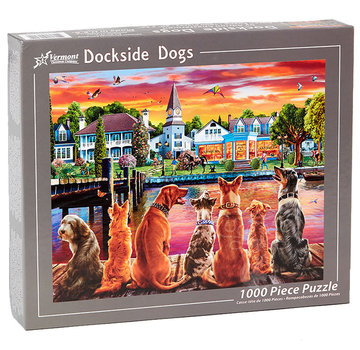 Vermont Christmas Company Vermont Christmas Co. Dockside Dogs Puzzle 1000pcs