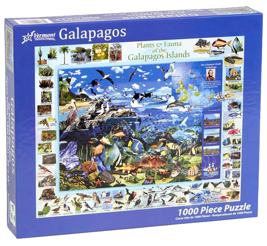 Vermont Christmas Co. Galapagos Puzzle 1000pcs