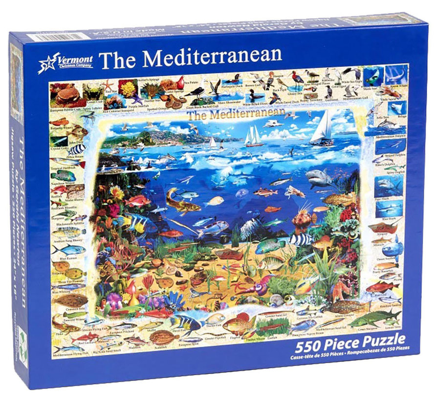 Vermont Christmas Co. The Mediterranean Puzzle 550pcs